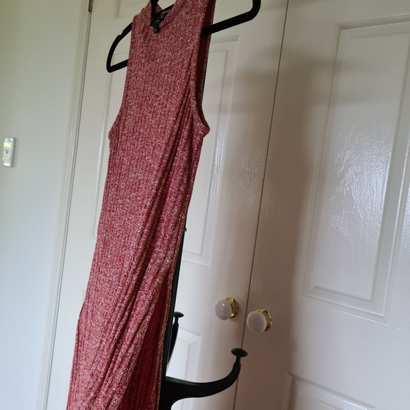 Ice M Red Maxi Long Dress with Sides Slits | Formal Red Dress Birthday - Picture 6 of 9